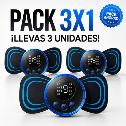Pack 3 x 1 - Mini Masajeador Portátil